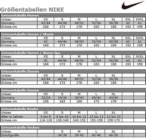 größentabelle nike schuhe herren|intersport Nike größentabelle.